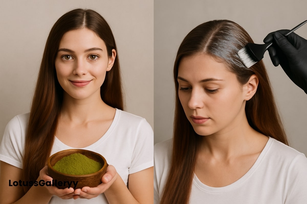 رنگ مو گیاهی بخریم یا شیمیایی