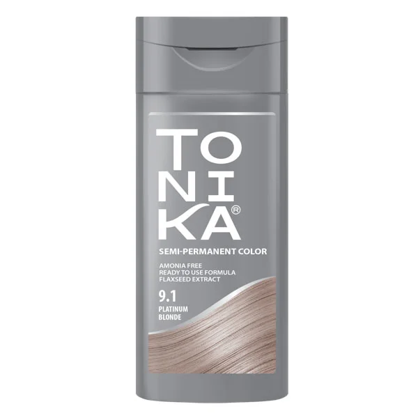 شامپو رنگ تونیکا Tohnka مدل Platinum Blonde شماره 9.1